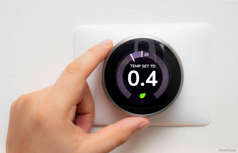 Thermostat set to 0.4